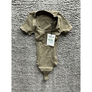T/ala shaping Short Sleeve bodysuit‎ in Olive Green Size Small NWT